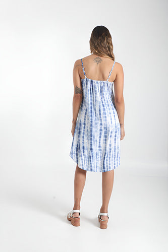 Vestido Sin Mangas Batik De India