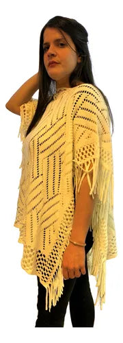 Poncho Ruana Tejidos Importados