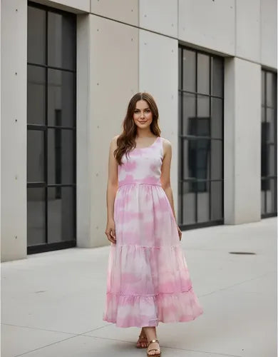 Solero Vestido Con Volados Batik