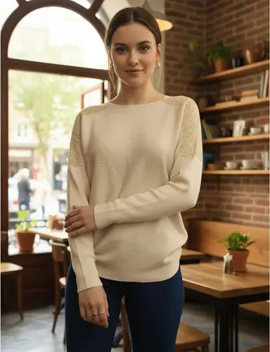 Sweater  Importado Paillettes Lentejuelas