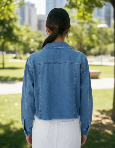 Camisa De Jean Corta Denim