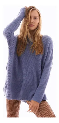 Sweater Pullover Tejido Modelo Grande Xxl Oversize