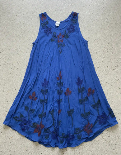 Vestido Solero Importado India Hindú Talle Grande Hasta Xxxl