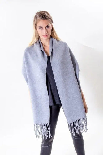 Ruana Poncho  Con Puños Mangas Importada
