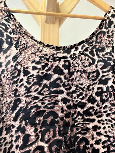 Blusa Musculosa De Diseño Estampada Fiesta Noche