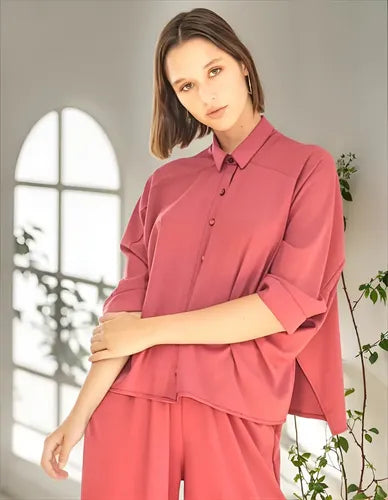 Camisa Camisola De Diseño  Grande Oversize 2da Selección Bordó 2