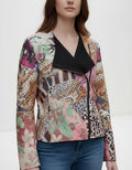 Chaqueta Campera Estampada Badana Importada Folk