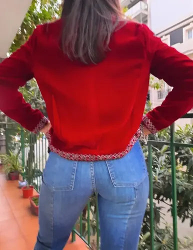 Saco Saquito Importado Chaqueta Velvet