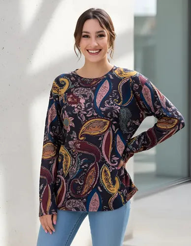 Sweater De Lanilla Con Estampa. Importados  Varios Modelos