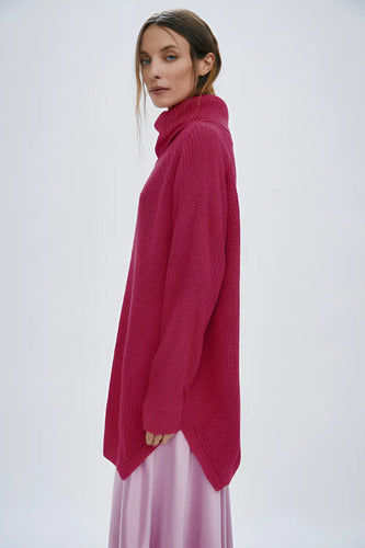 Sweater Pullover Tejido Polera Modelo Amplio