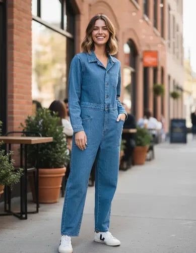 Mono Enterito Overall  Denim Jean