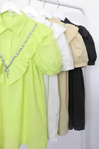 Blusa Manga Corta Princesa