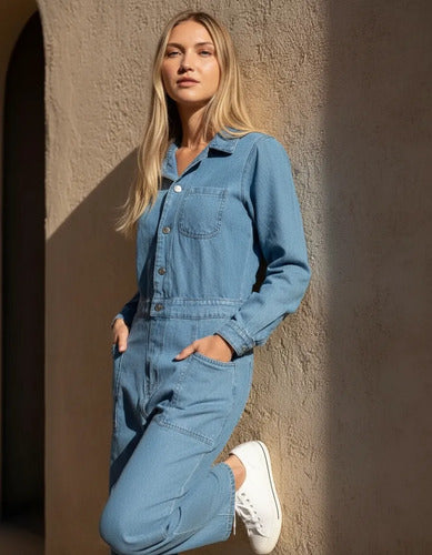 Mono Enterito Overall  Denim Jean