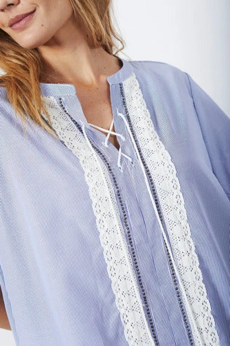 Vestido Corto Boho  Oversize Talle Grande Xxl
