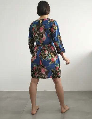 Blusa Camisa Túnica Importada Estampada Playa India