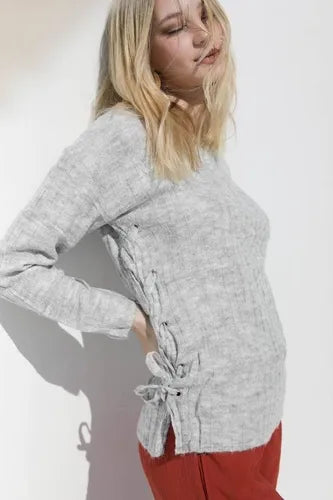 Sweater Basico Importado Blanco Liso Único
