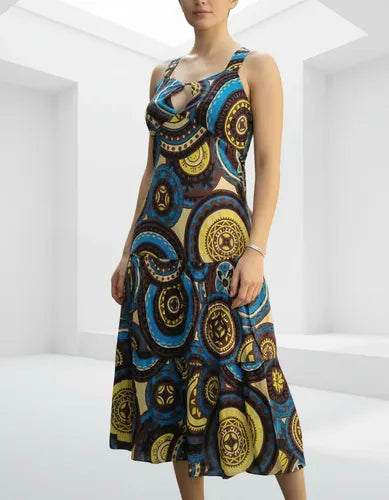 Solero Vestido Importado Estampado India Boho