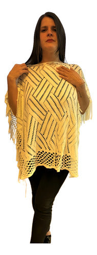 Poncho Ruana Tejidos Importados