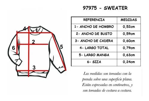 Sweater De Lanilla Con Estampa. Importados  Varios Modelos
