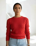 Sweater Tejido Calado Importado