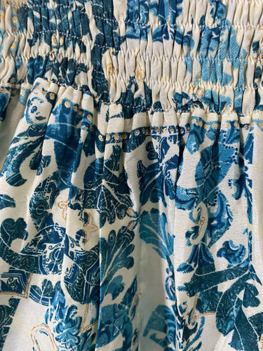 Pollera De Seda Hindú Evasé