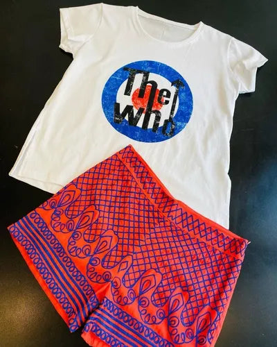 Short Bordado Estilo Boho Importado