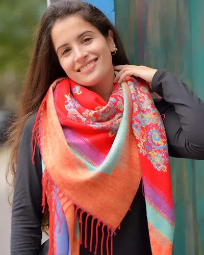 Pashmina Bufanda Bufandon Boho Mandalas Búlgaros Grande