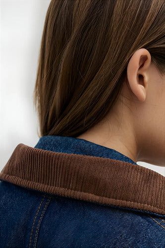 Saco Largo De Jean Campera Modelo Amplio Azul Único Lisa