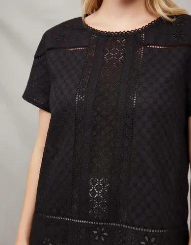 Camisa  Blusa Remera  Boho Hippie Chic Importada Negro L