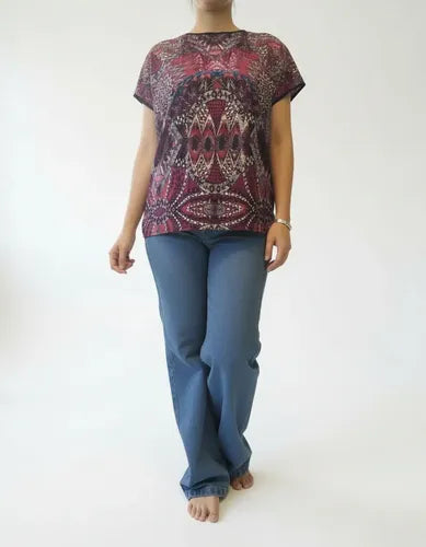 Remera Blusa Importada Estampada Manga Corta