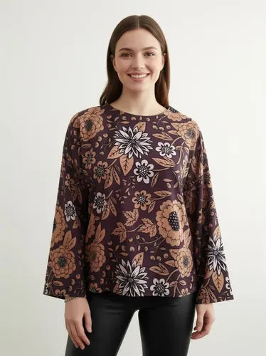 Blusa Remera Manga Larga Oxford Diseño