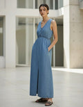 Vestido Jean Camisero  Largo