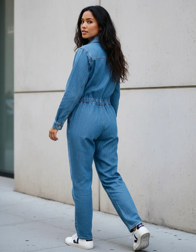 Mono Enterito Overall  Denim Jean