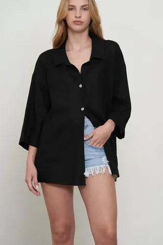 Short De Jean Desflecado Talle Chico Celeste Liso 40