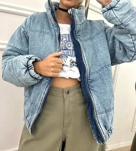 Campera De Abrigo Puffer Jean