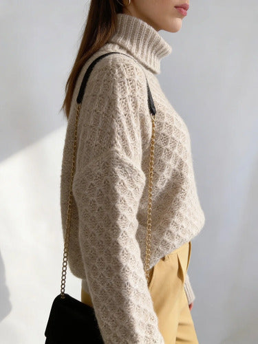 Sweater Tejido Polera Amplio Oversize