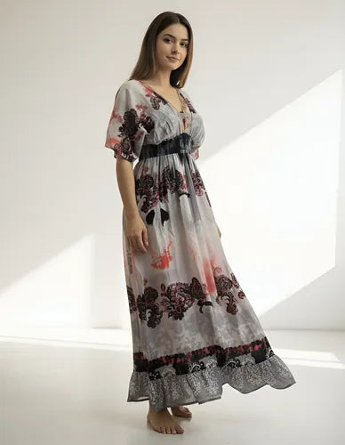 Vestido  Largo Importado  Boho Estampado