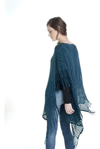 Poncho Ruana Tejidos Importados