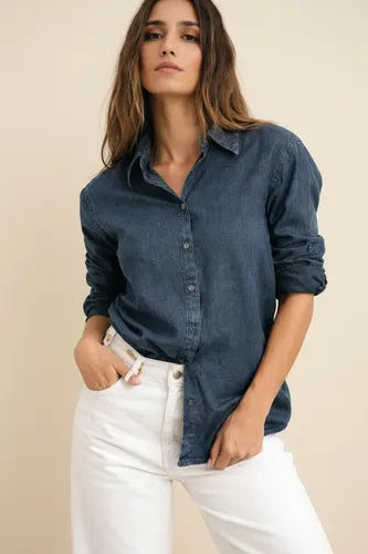 Camisa De Jean Importada Nevada Modelo Grande