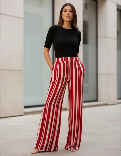 Pantalón Palazzo Modal Amplio