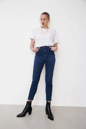 Pantalón Jean Chupín Azul