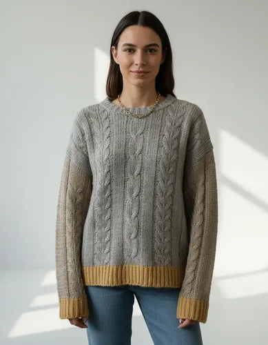 Sweater Tejido Tricolor