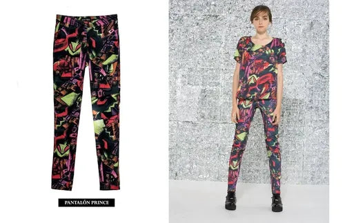 Pantalón De Diseño Prince Xs Colores Estampado 1