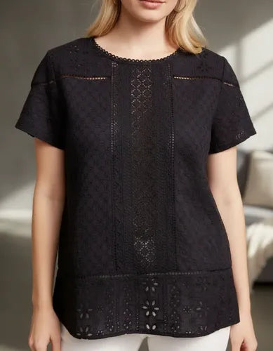 Camisa  Blusa Remera  Boho Hippie Chic Importada Negro L