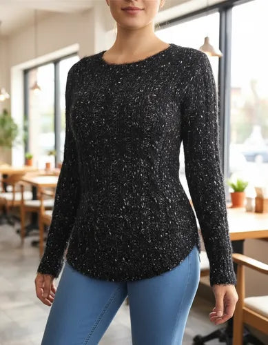 Sweater Tejido  Pelucitas Colores Importado