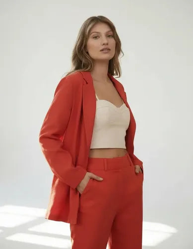 Saco Blazer De Lino