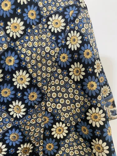 Vestido India Importado Seda Hindú Talle Grande Xxxl