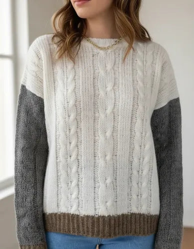 Sweater Tejido Tricolor