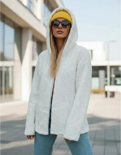 Saco Chaqueta De Piel Sintética Importado Con Dorado