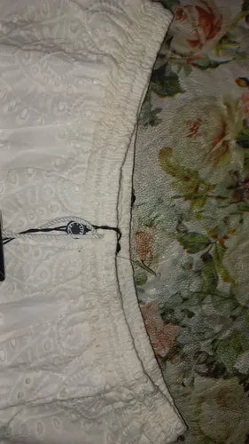 Pollera De Broderie Larga Nueva De 2da Selección